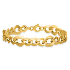 14K Yellow Gold Curb Link Bracelet