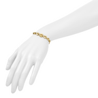 14K Yellow Gold Polished Bracelet, 7.5 in