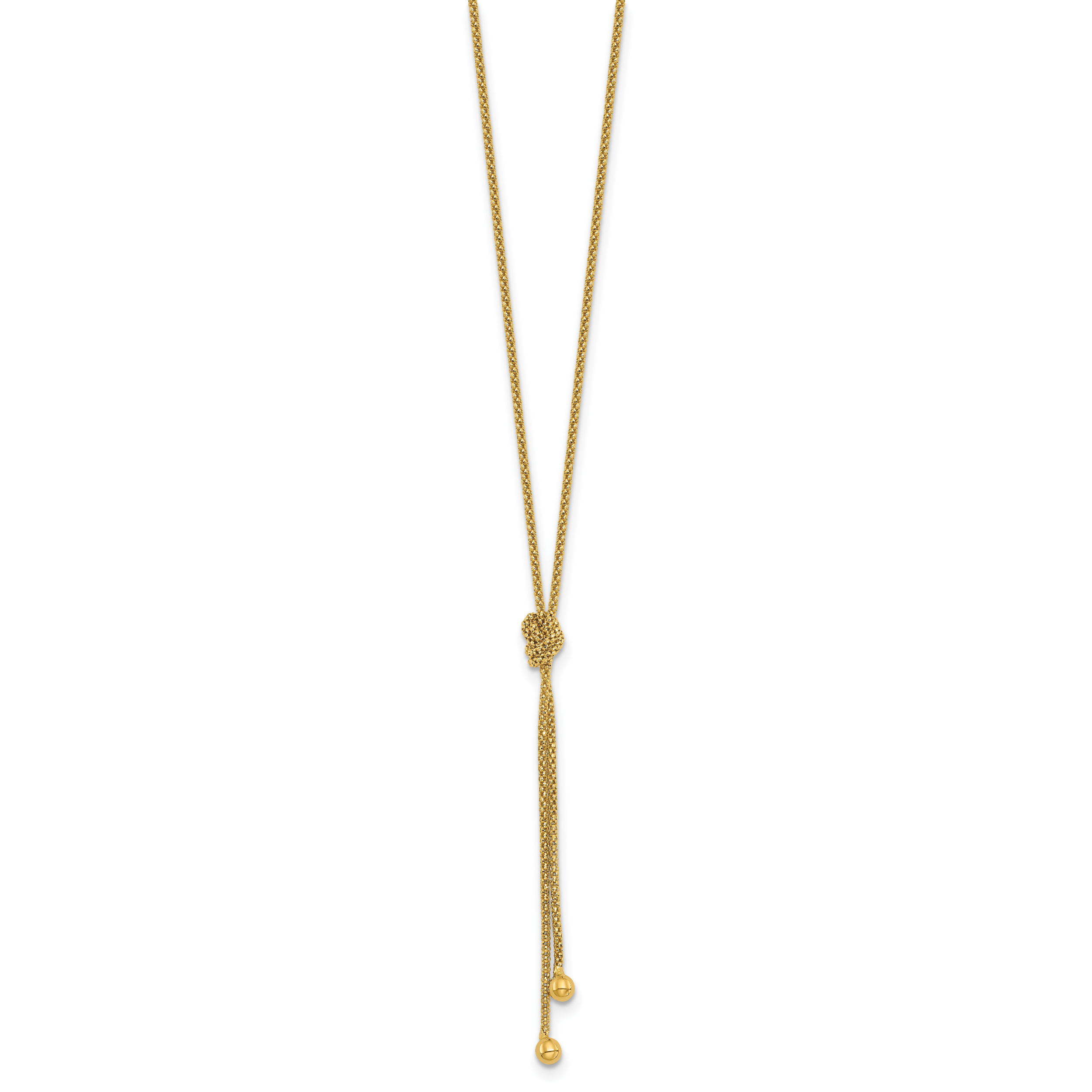 14K Yellow Gold Polished Necklace Secondary image