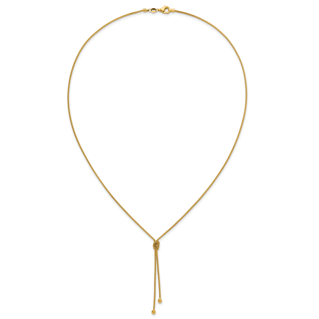 14K Yellow Gold Polished Necklace