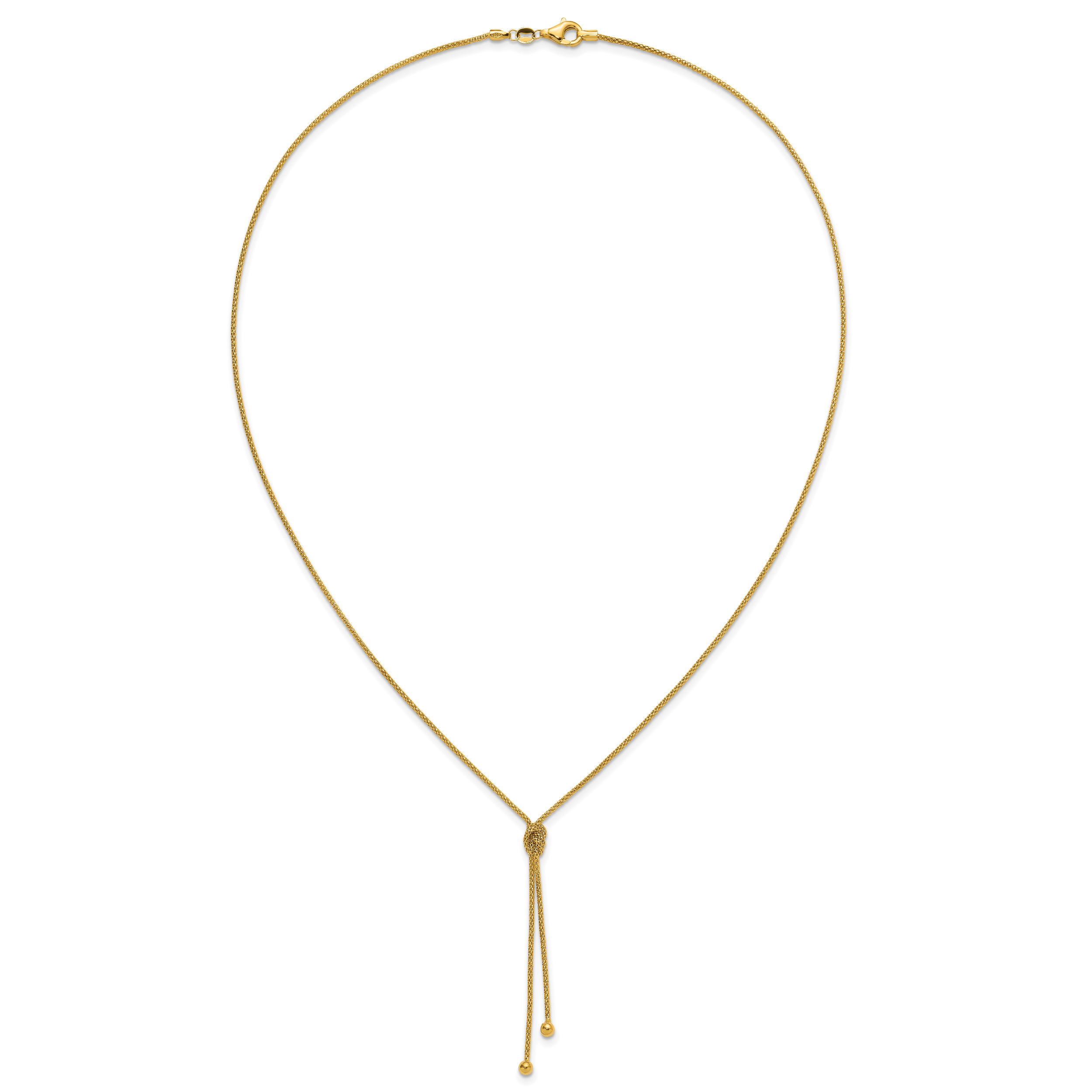 14K Yellow Gold Polished Necklace