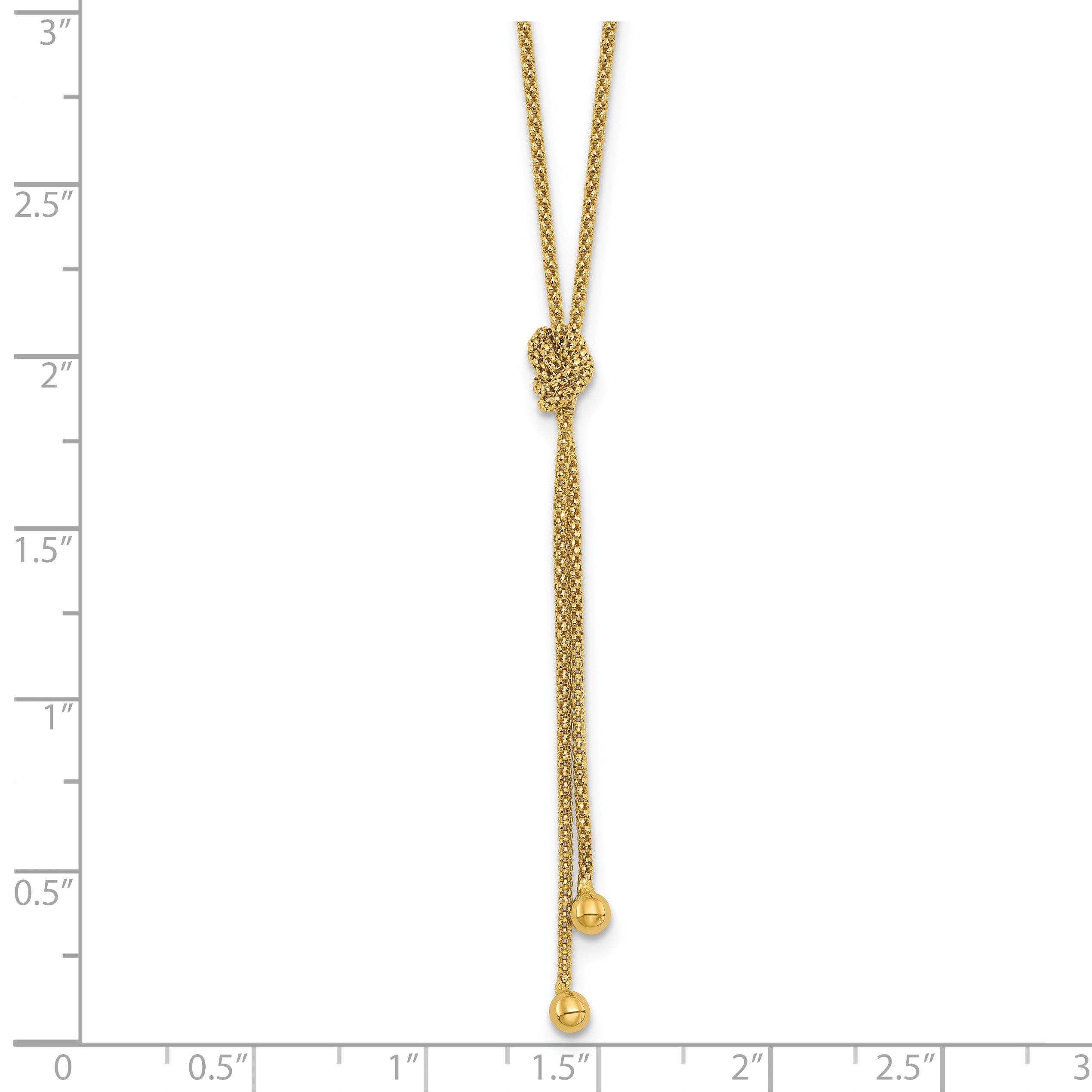 14K Yellow Gold Polished Necklace