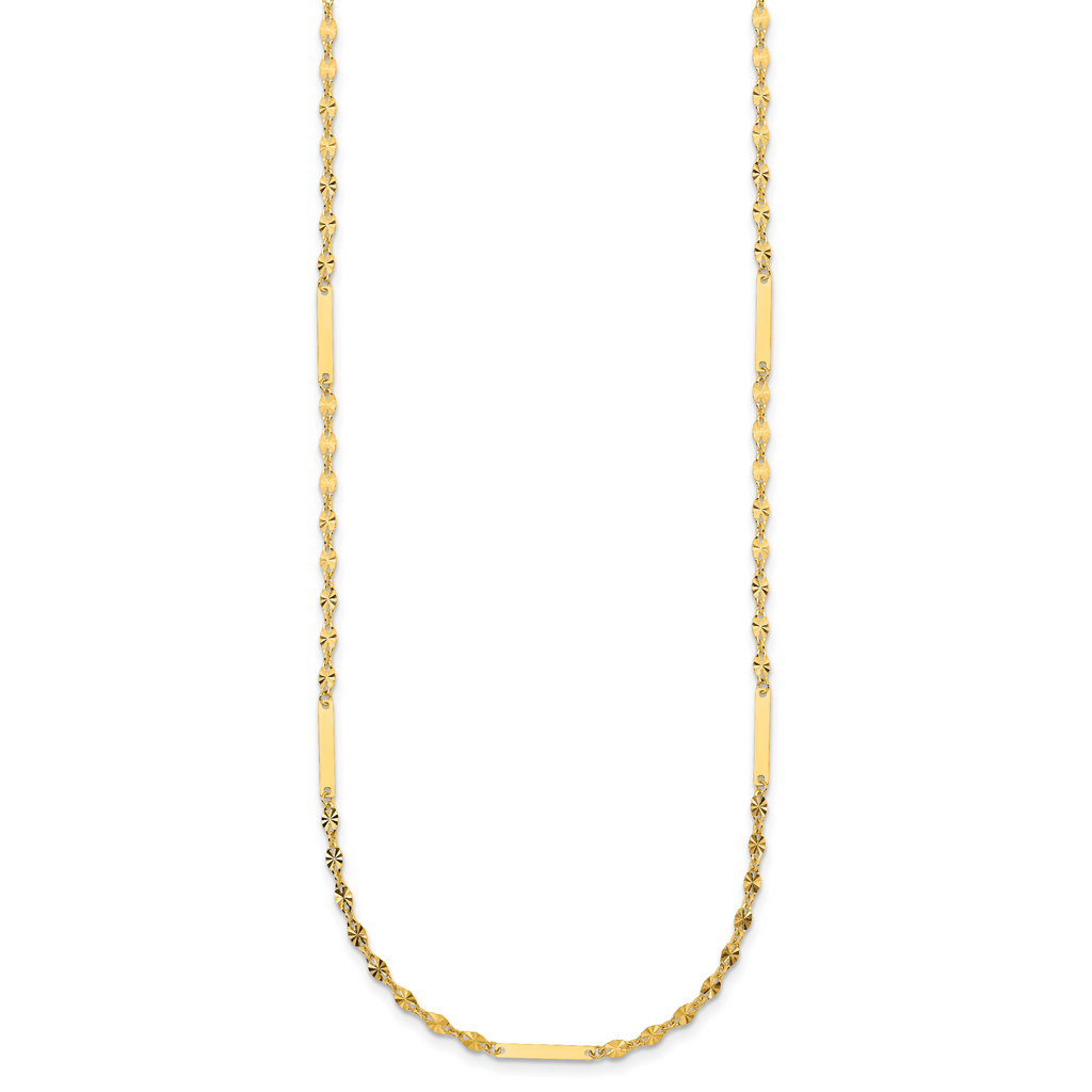 14K Yellow Gold Polished Necklace