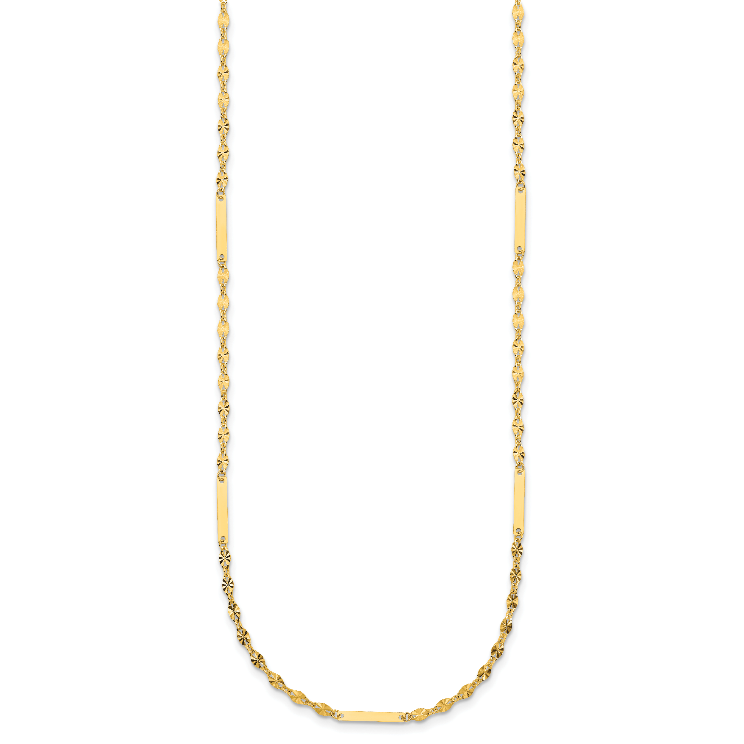 14K Yellow Gold Polished Necklace