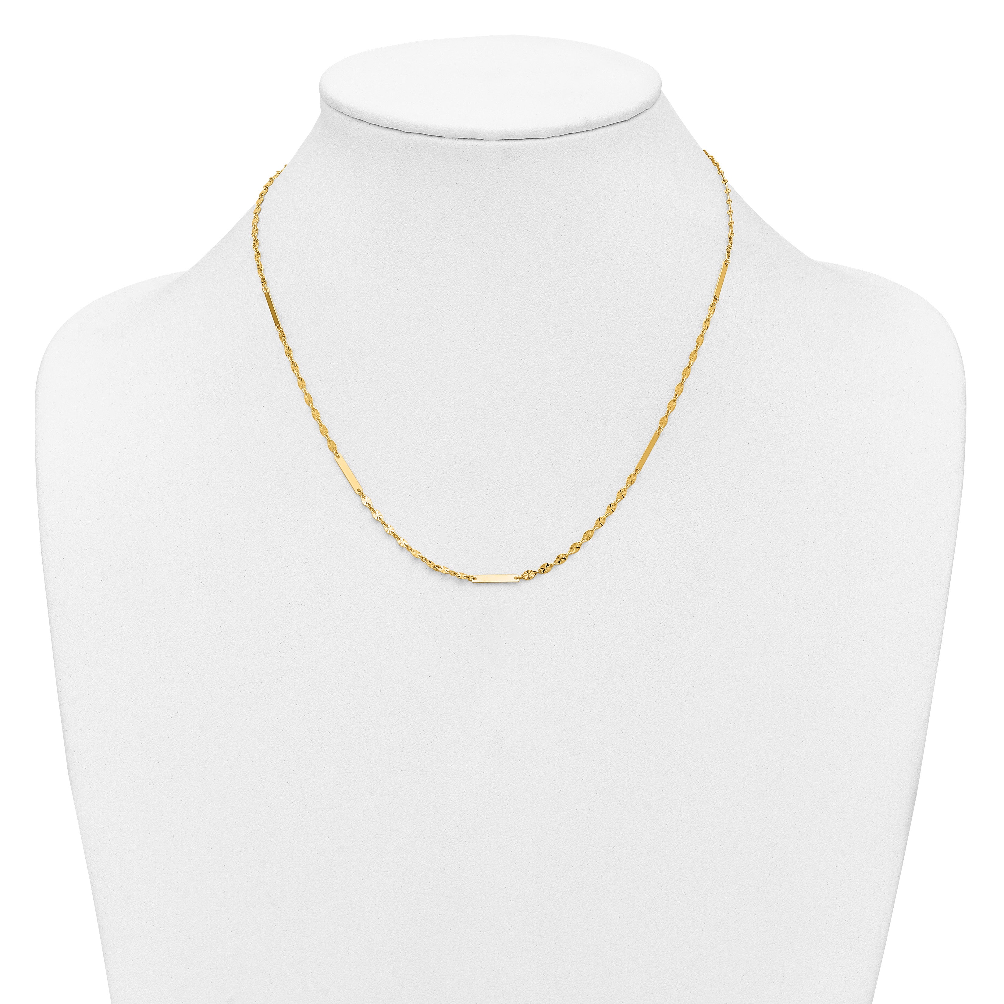 14K Yellow Gold Polished Necklace