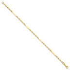 14K Yellow Gold Polished Bracelet, 7 in