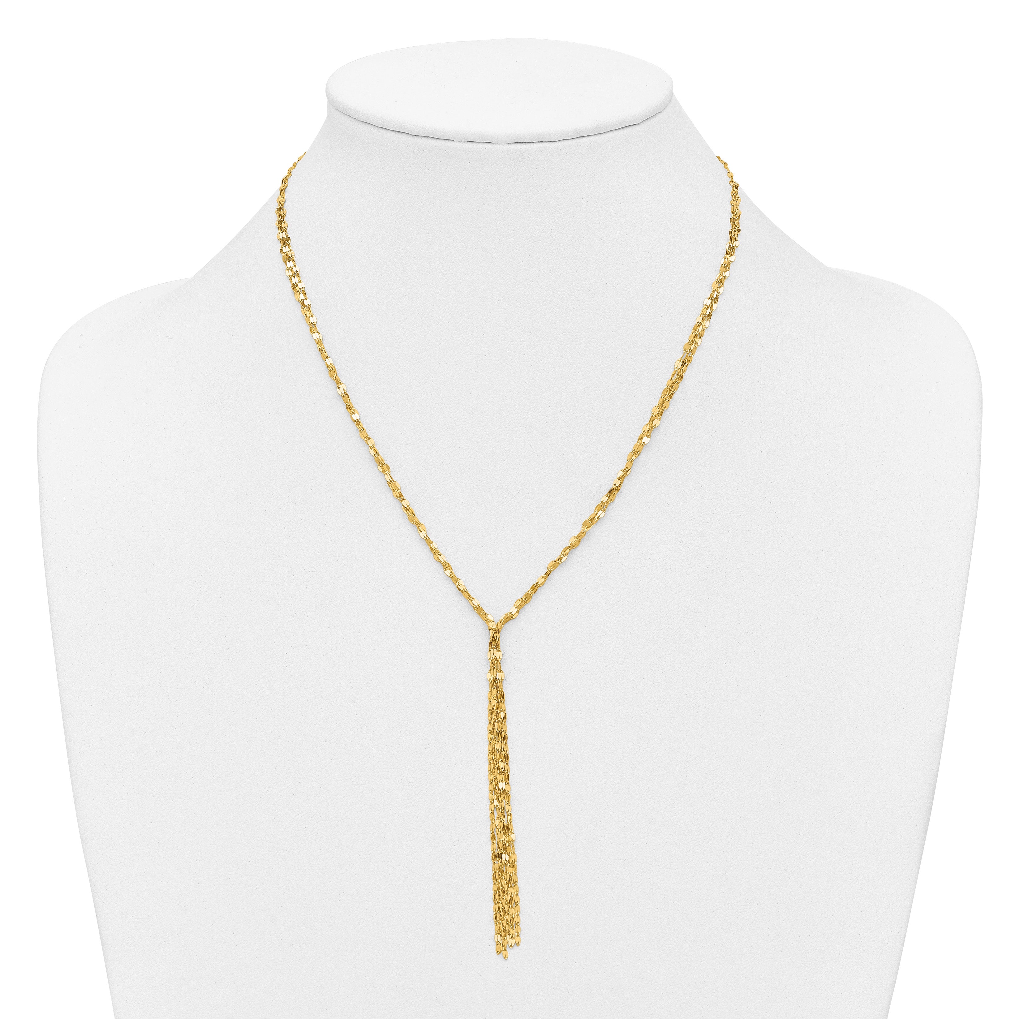 14K Yellow Gold Polished Necklace Secondary image