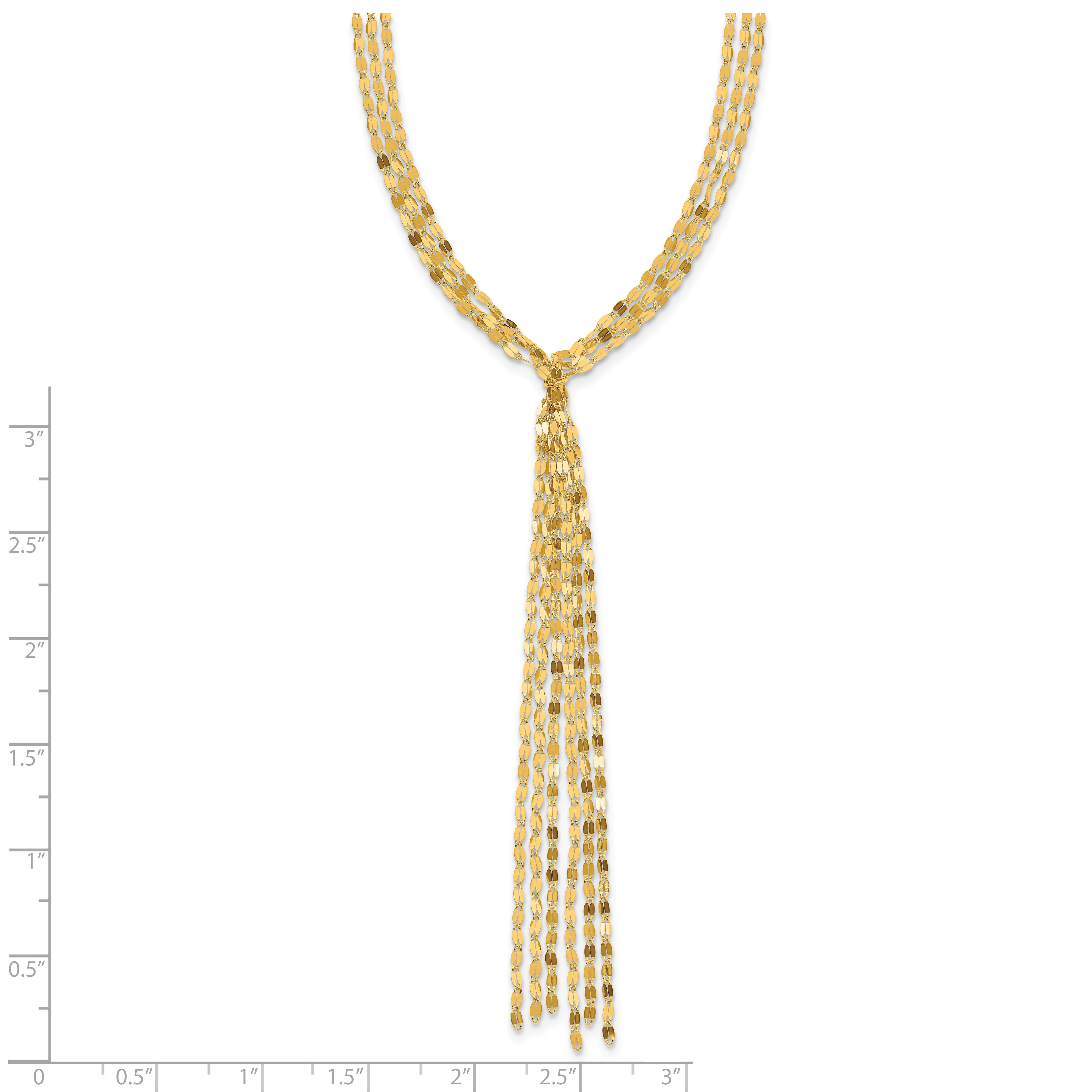 14K Yellow Gold Polished Necklace