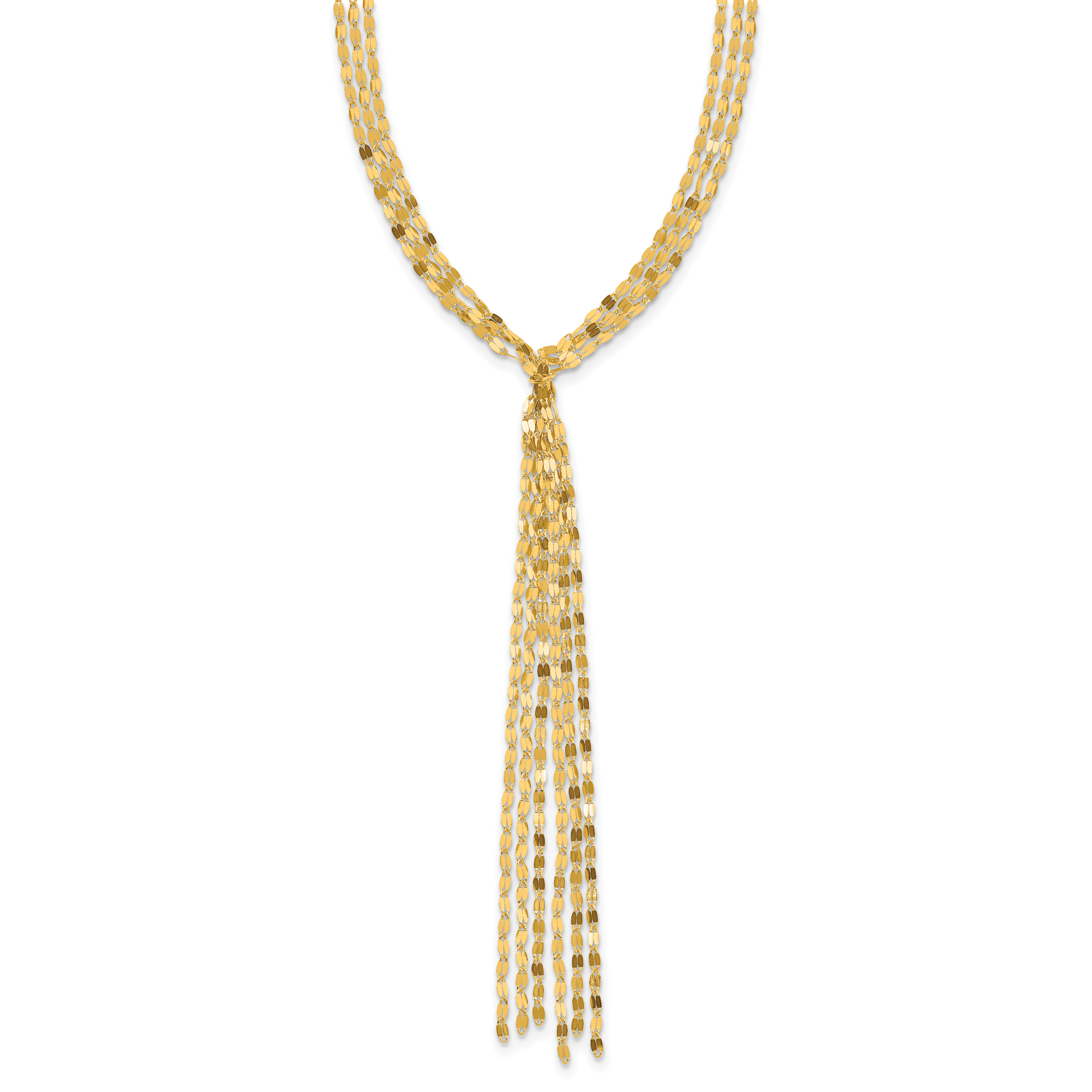 14K Yellow Gold Polished Necklace Main image