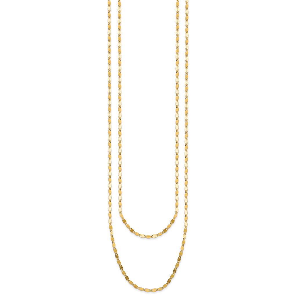 14K Yellow Gold Polished Necklace