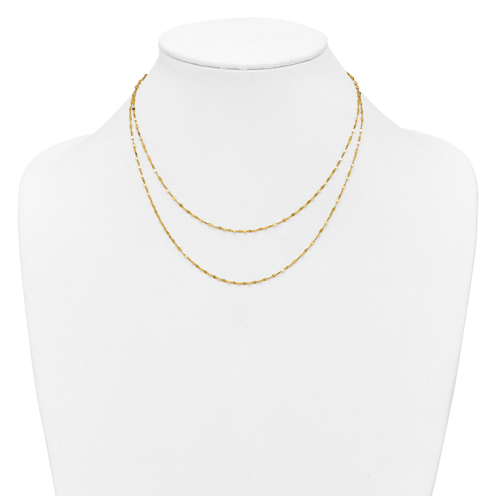 14K Yellow Gold Polished Necklace