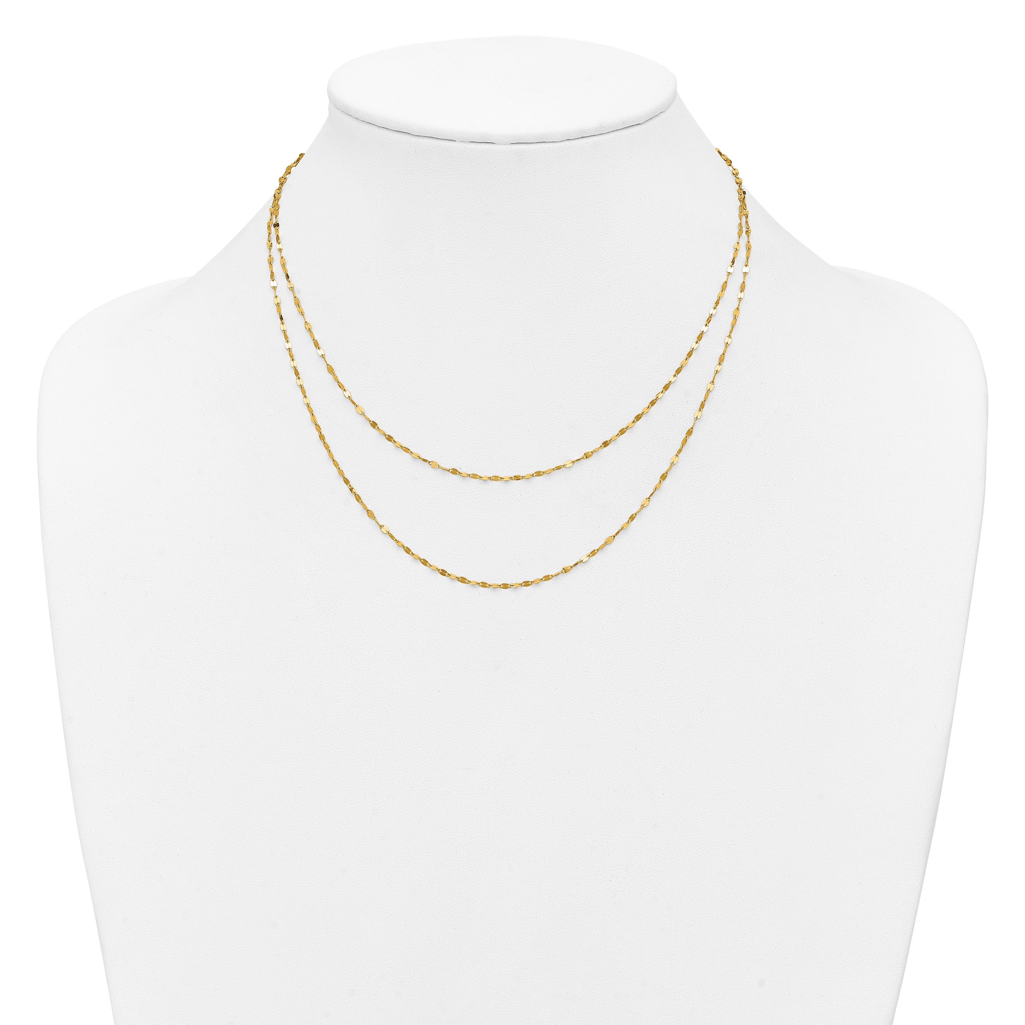 14K Yellow Gold Polished Necklace