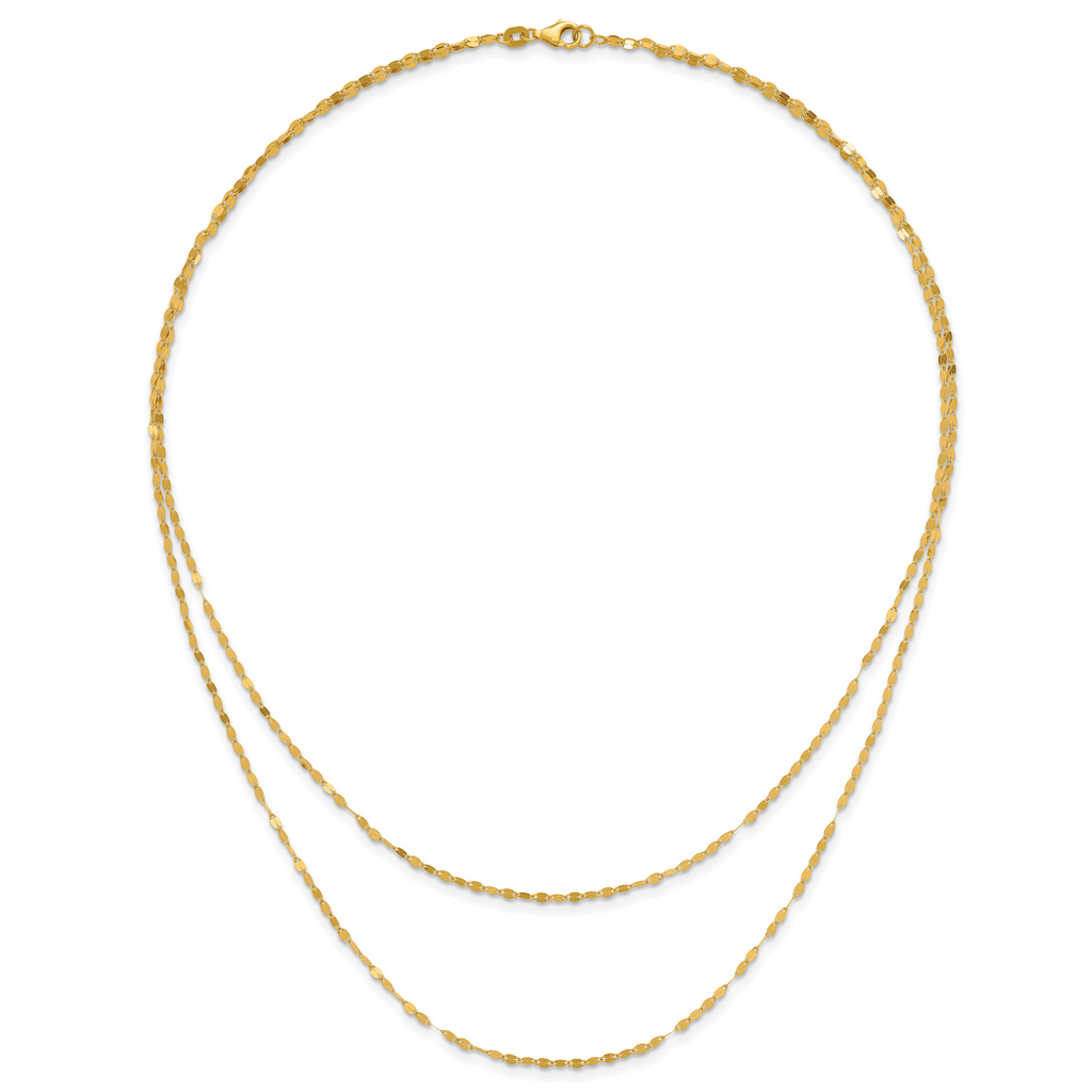14K Yellow Gold Polished Necklace