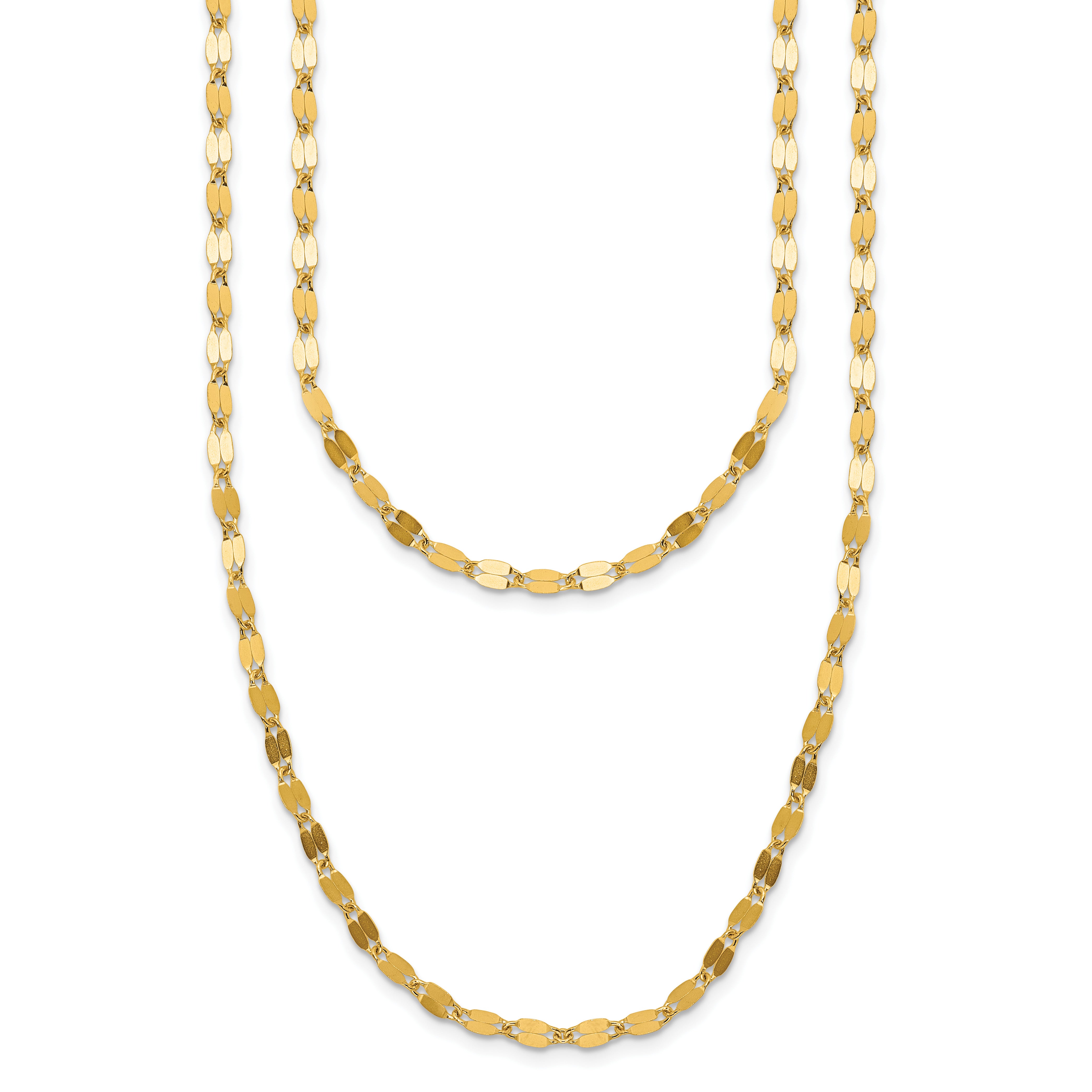 14K Yellow Gold Polished Necklace Main image
