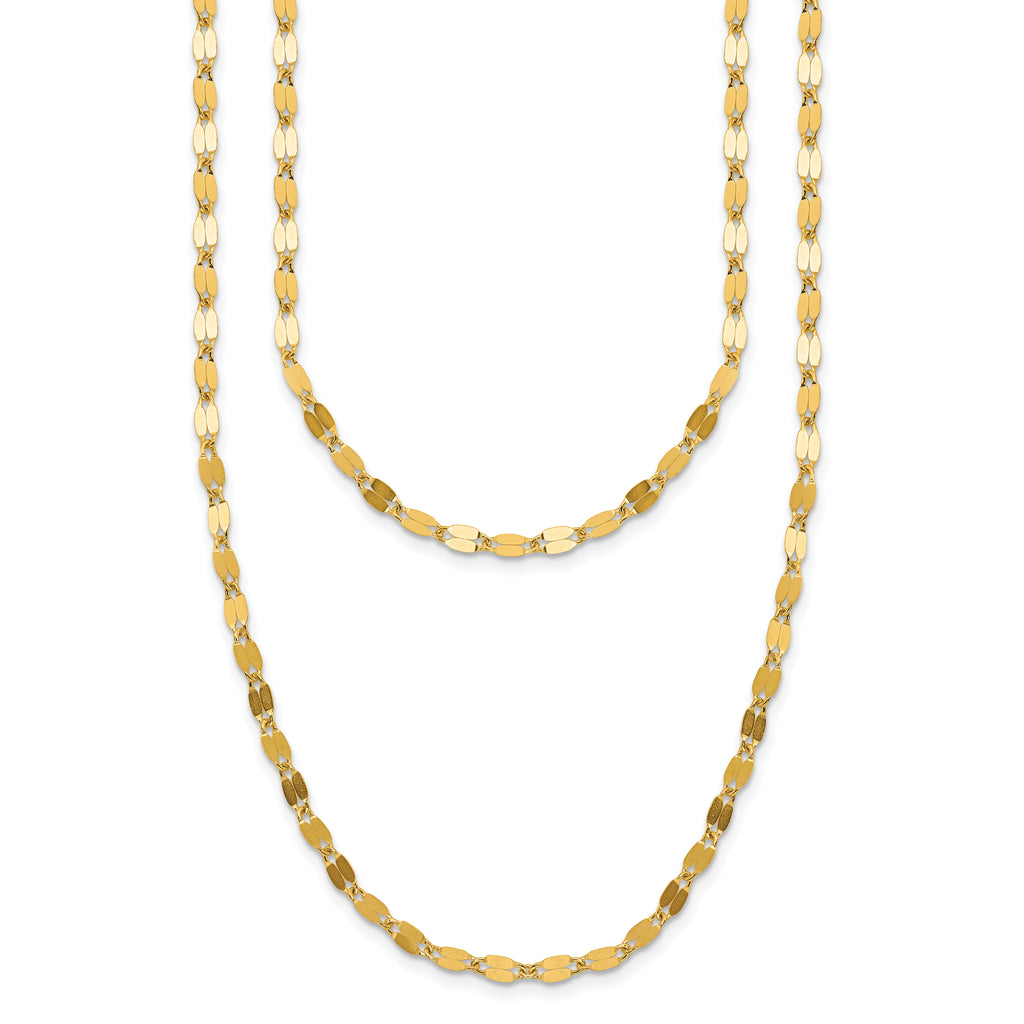 14K Yellow Gold Polished Necklace