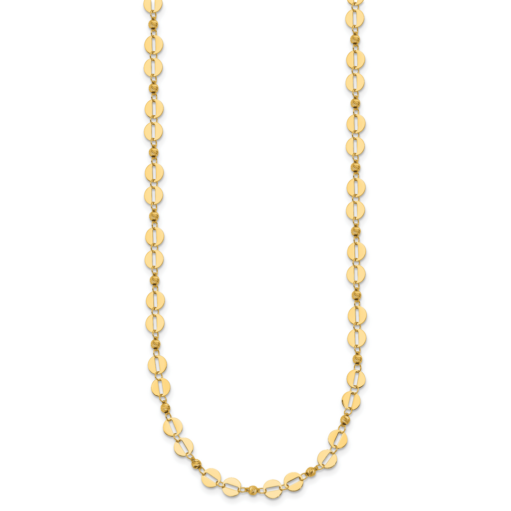 14K Yellow Gold Polished Necklace