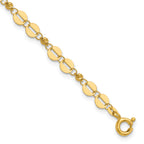 14K Yellow Gold Polished Bracelet, 7 in