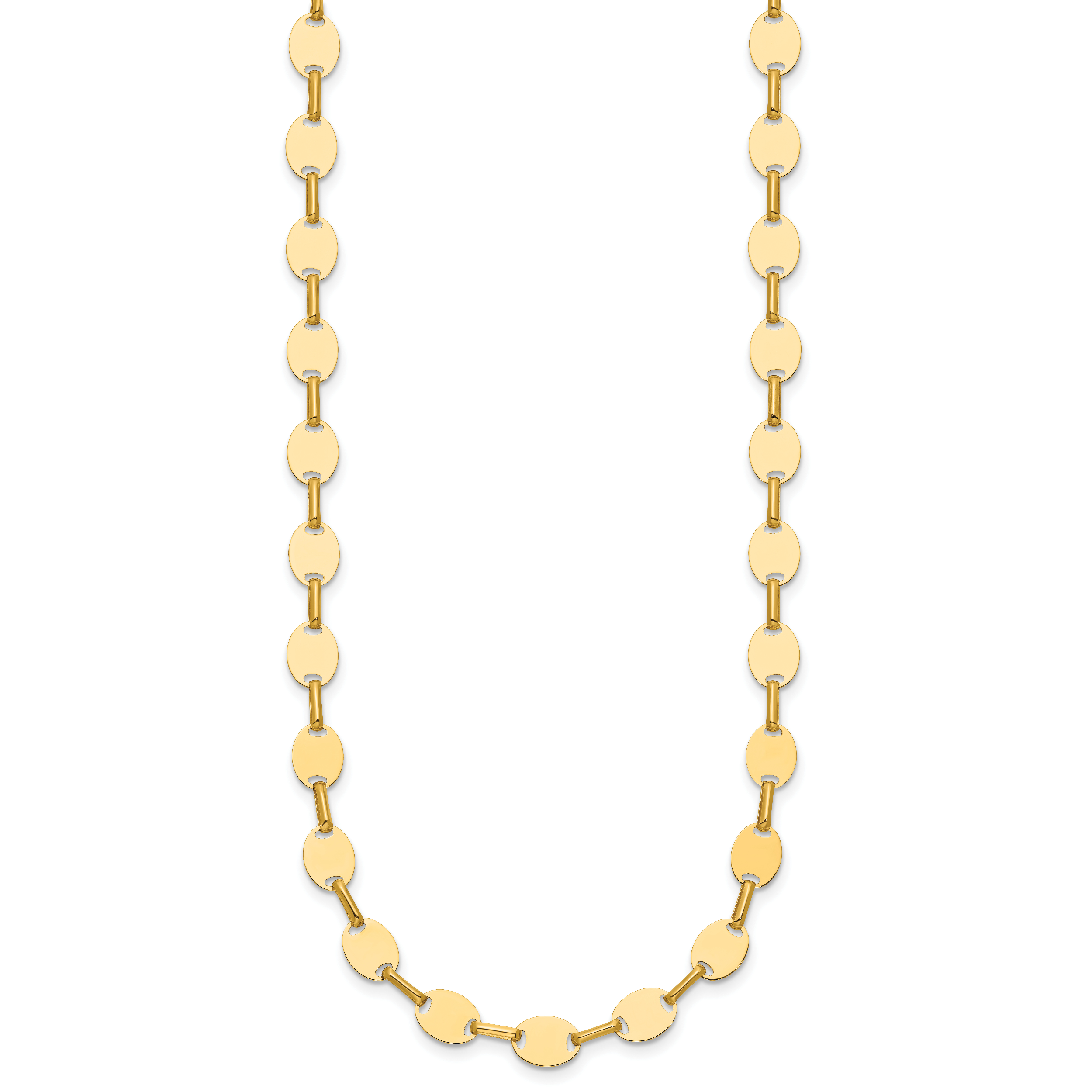 14K Yellow Gold Polished Necklace