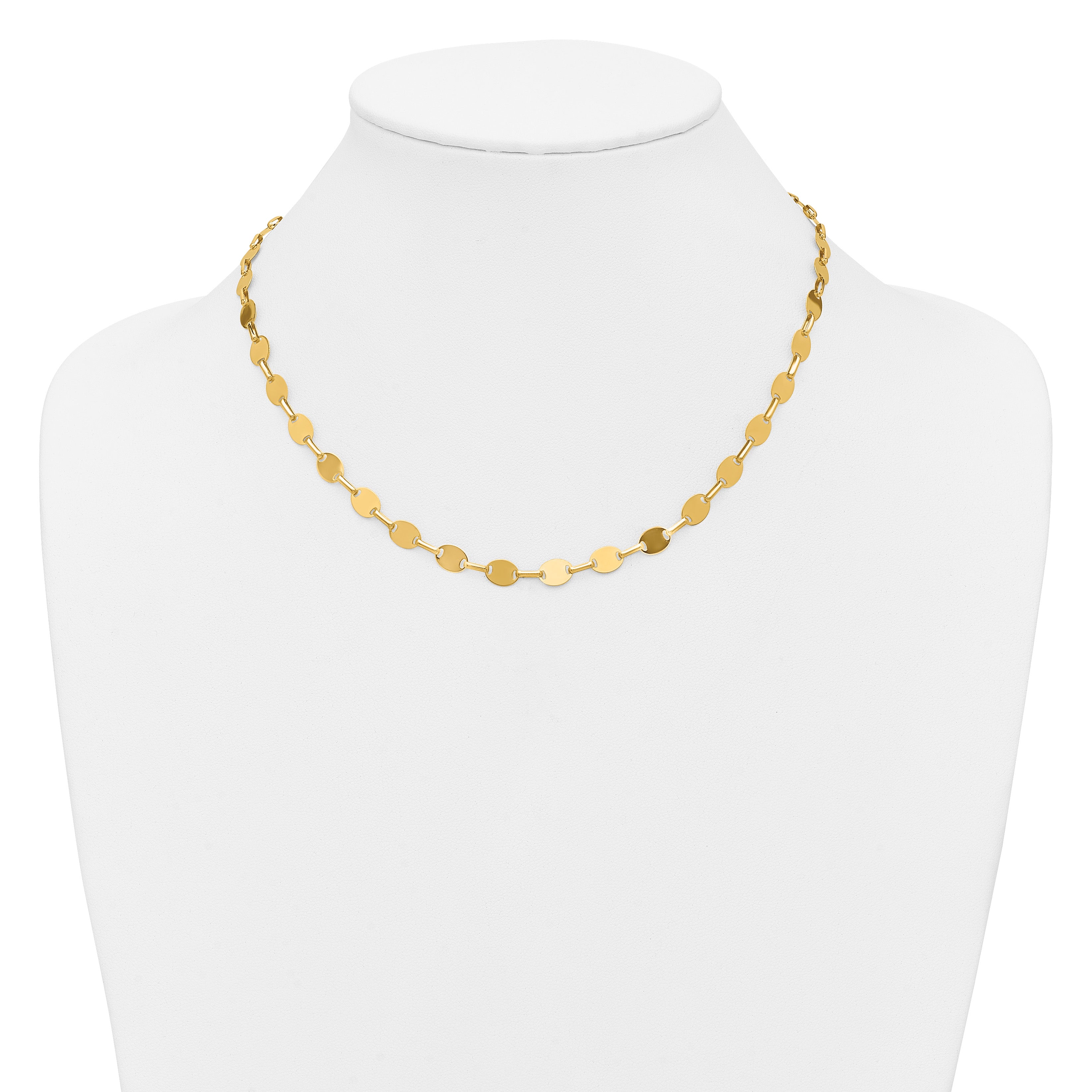14K Yellow Gold Polished Necklace