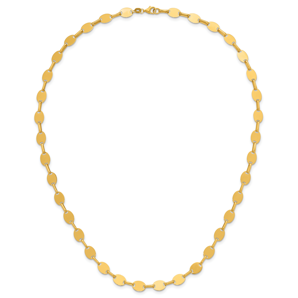 14K Yellow Gold Polished Necklace
