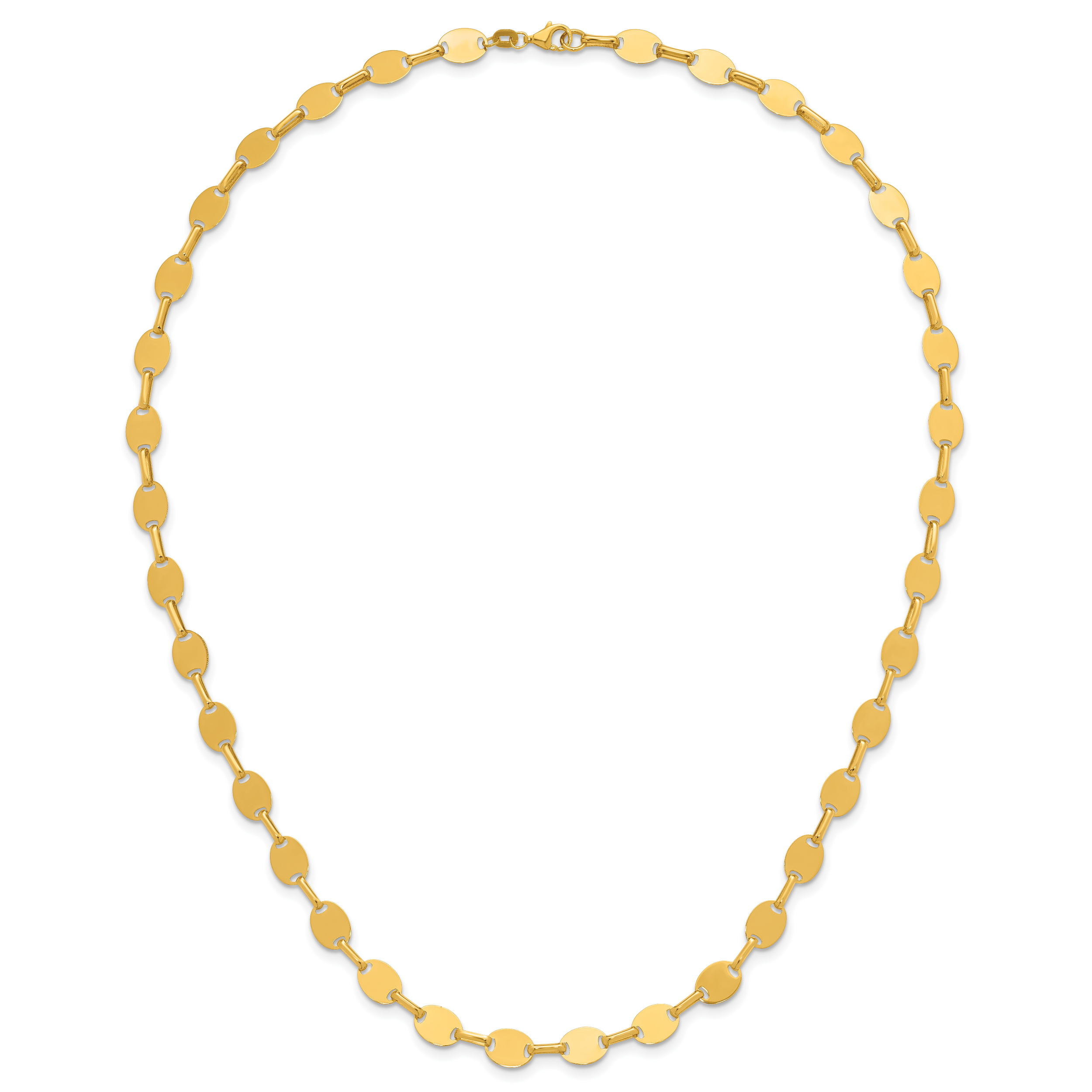 14K Yellow Gold Polished Necklace