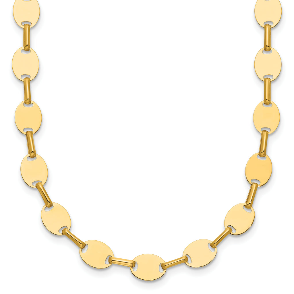 14K Yellow Gold Polished Necklace