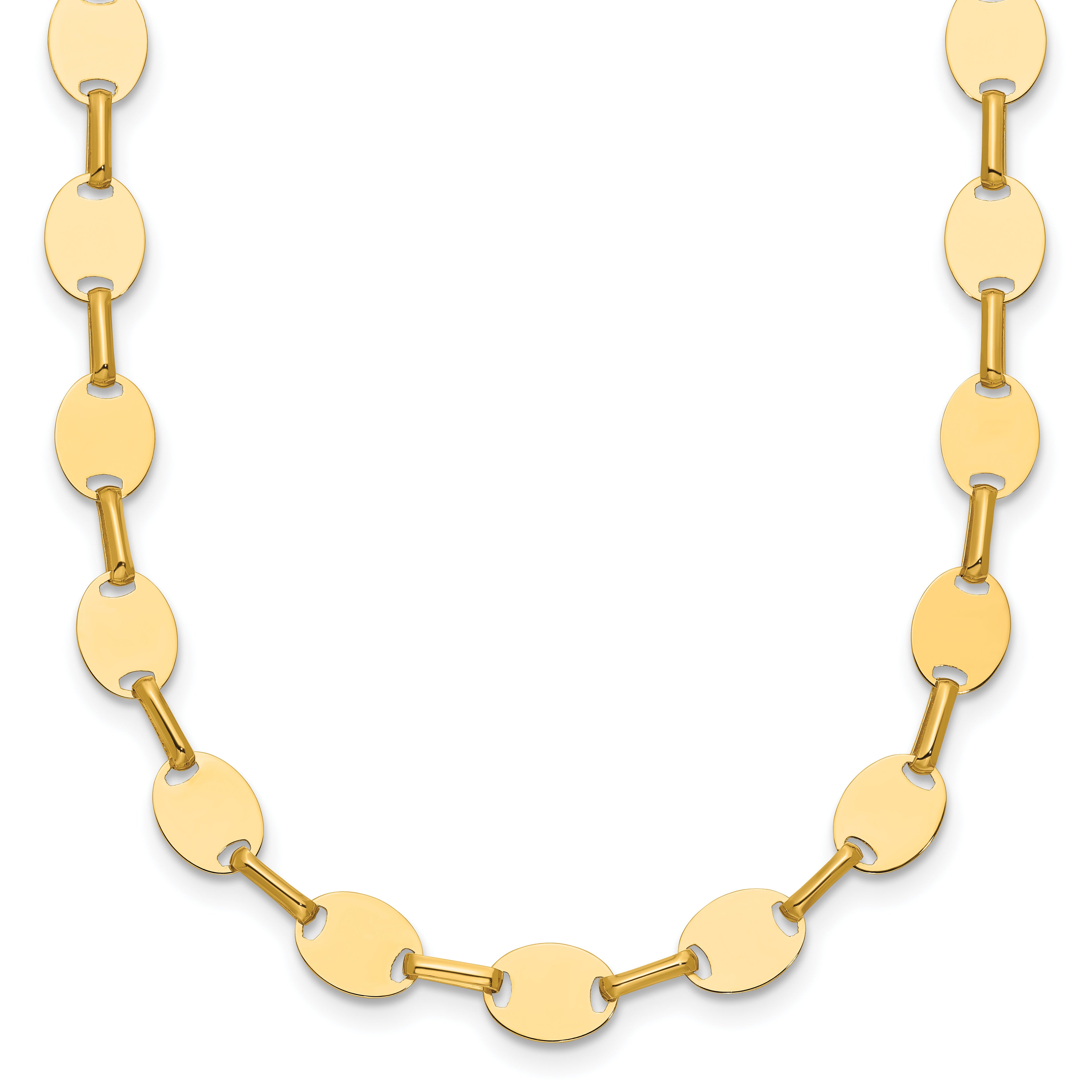 14K Yellow Gold Polished Necklace