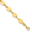 14K Yellow Gold Polished Bracelet, 7 in