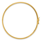 14K Yellow Gold Polished Bangle Bracelet