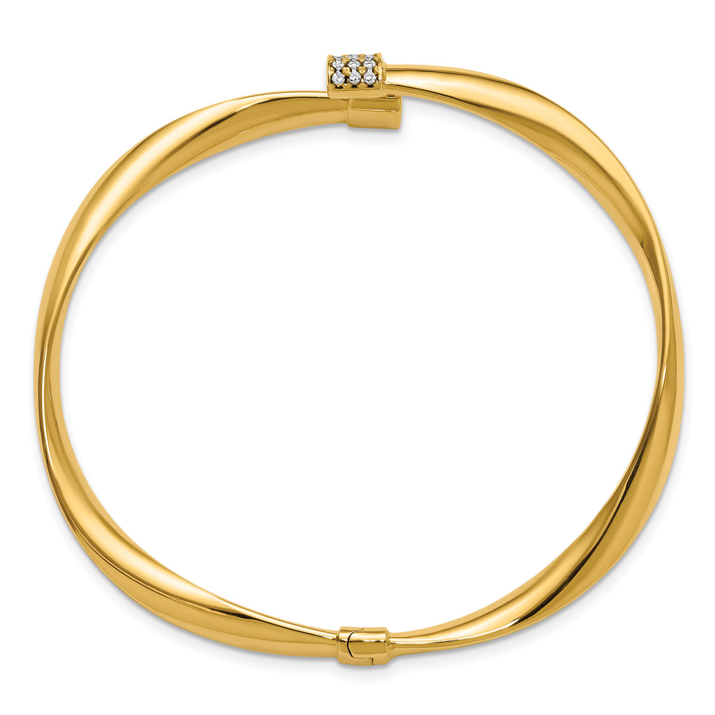 14K Yellow Gold Polished Cuff Bracelet