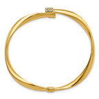 14K Yellow Gold Polished Cuff Bracelet