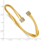 14K Yellow Gold Polished Cuff Bracelet