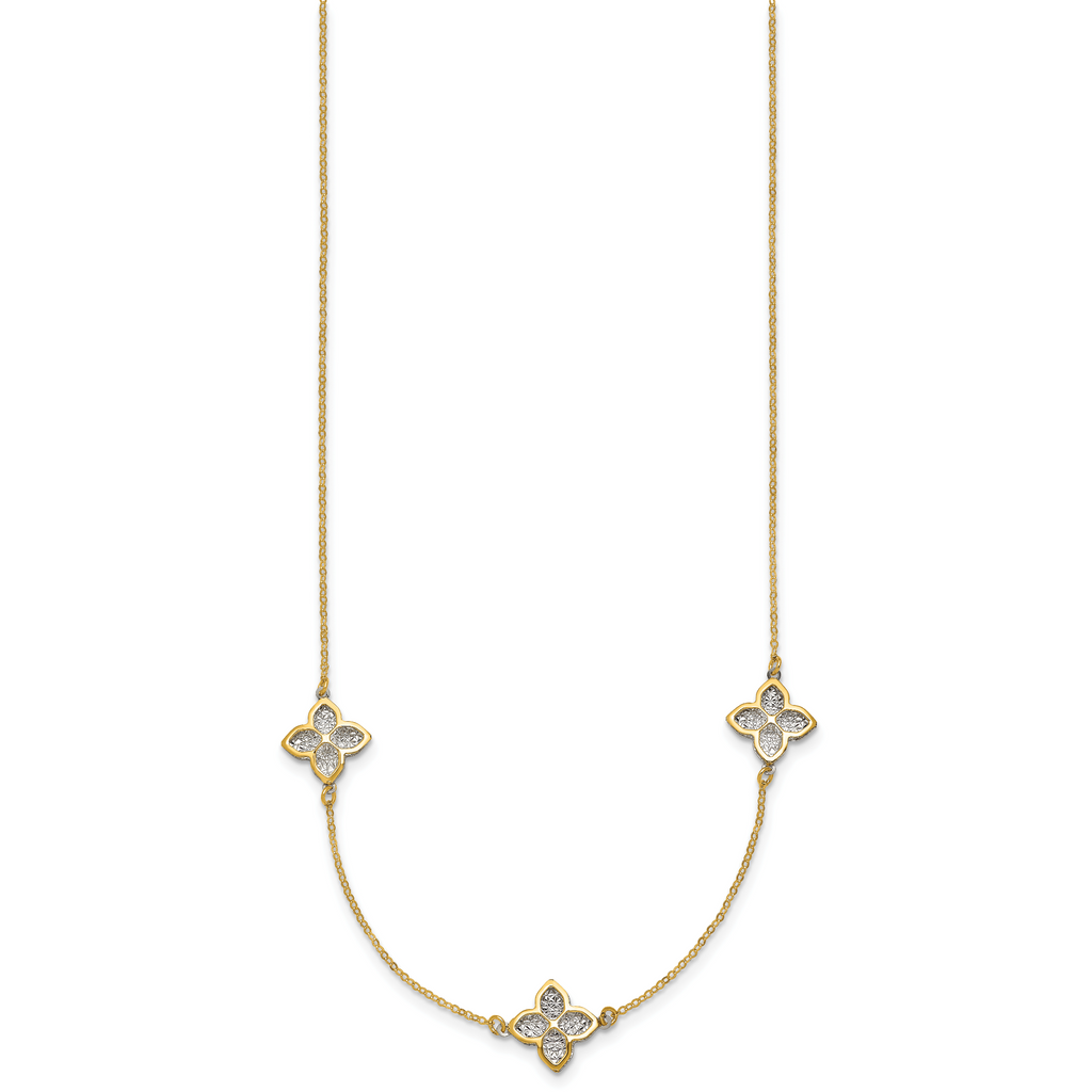 14K Yellow Gold Cable Chain Necklace, 18 in