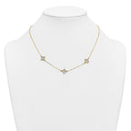 14K Yellow Gold Cable Chain Necklace, 18 in