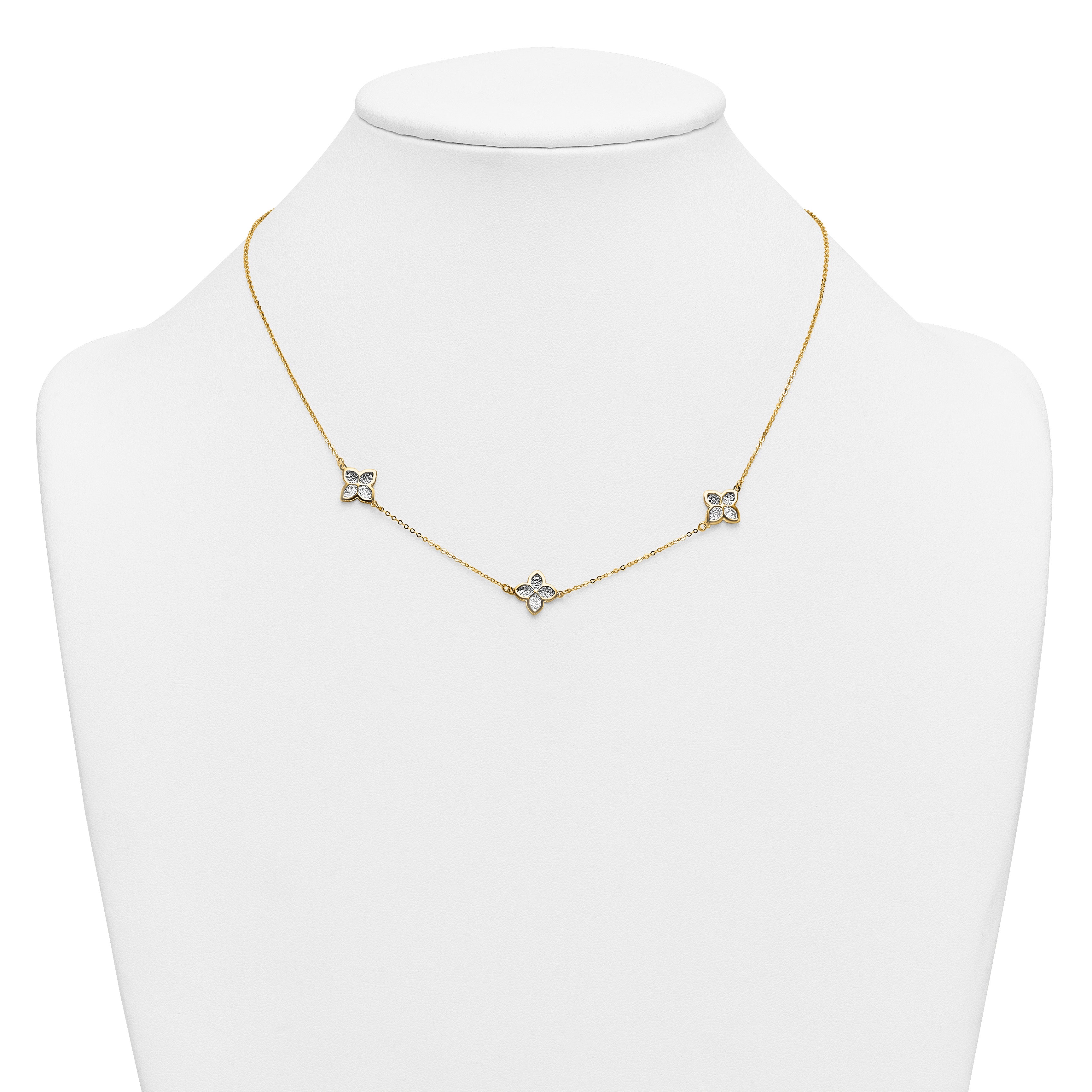 14K Yellow Gold Cable Chain Necklace, 18 in