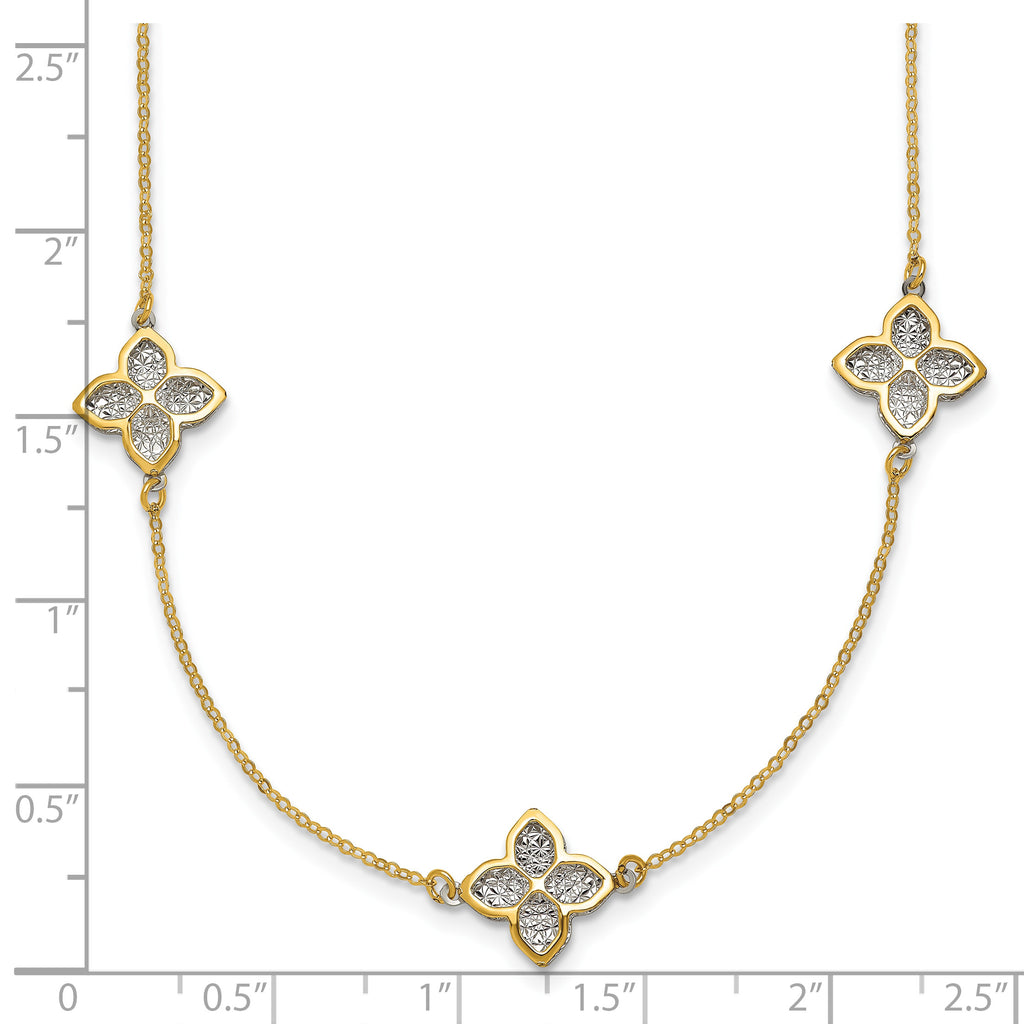14K Yellow Gold Cable Chain Necklace, 18 in