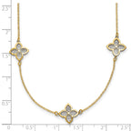 14K Yellow Gold Cable Chain Necklace, 18 in