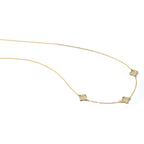 14K Yellow Gold Cable Chain Necklace, 18 in