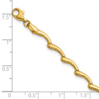 14K Yellow Gold Polished Bracelet, 7 in