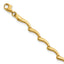 14K Yellow Gold Polished Bracelet, 7 in