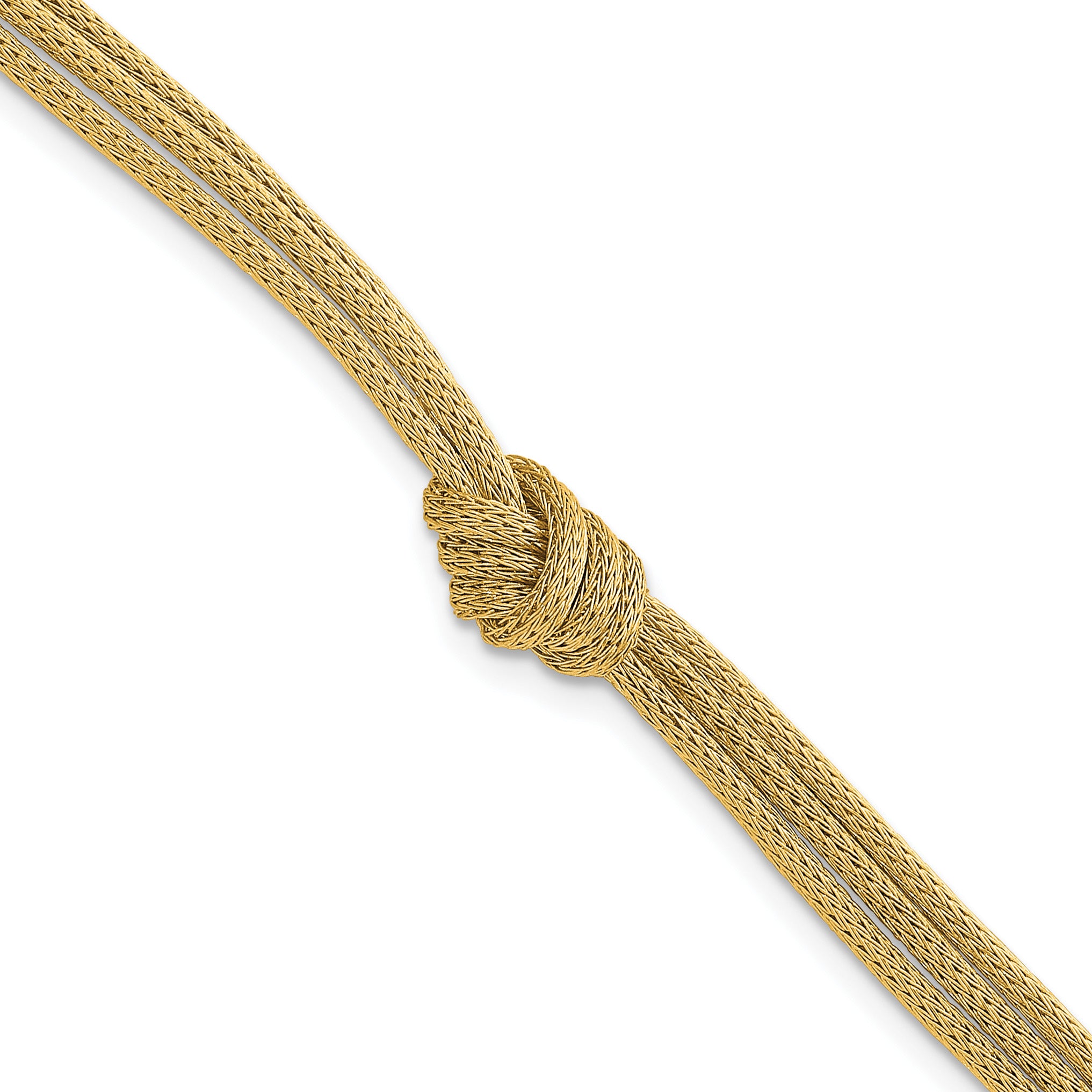 14K Yellow Gold Textured Bracelet, 8 in Main image