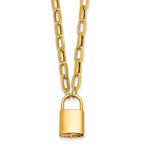 14K Yellow Gold Polished Pendant Necklace