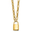 14K Yellow Gold Polished Pendant Necklace