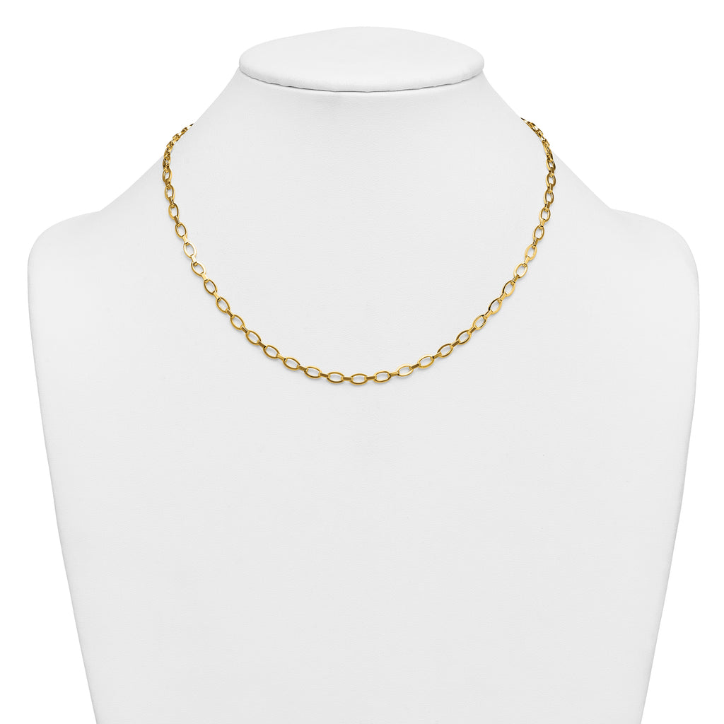14K Yellow Gold Polished Necklace