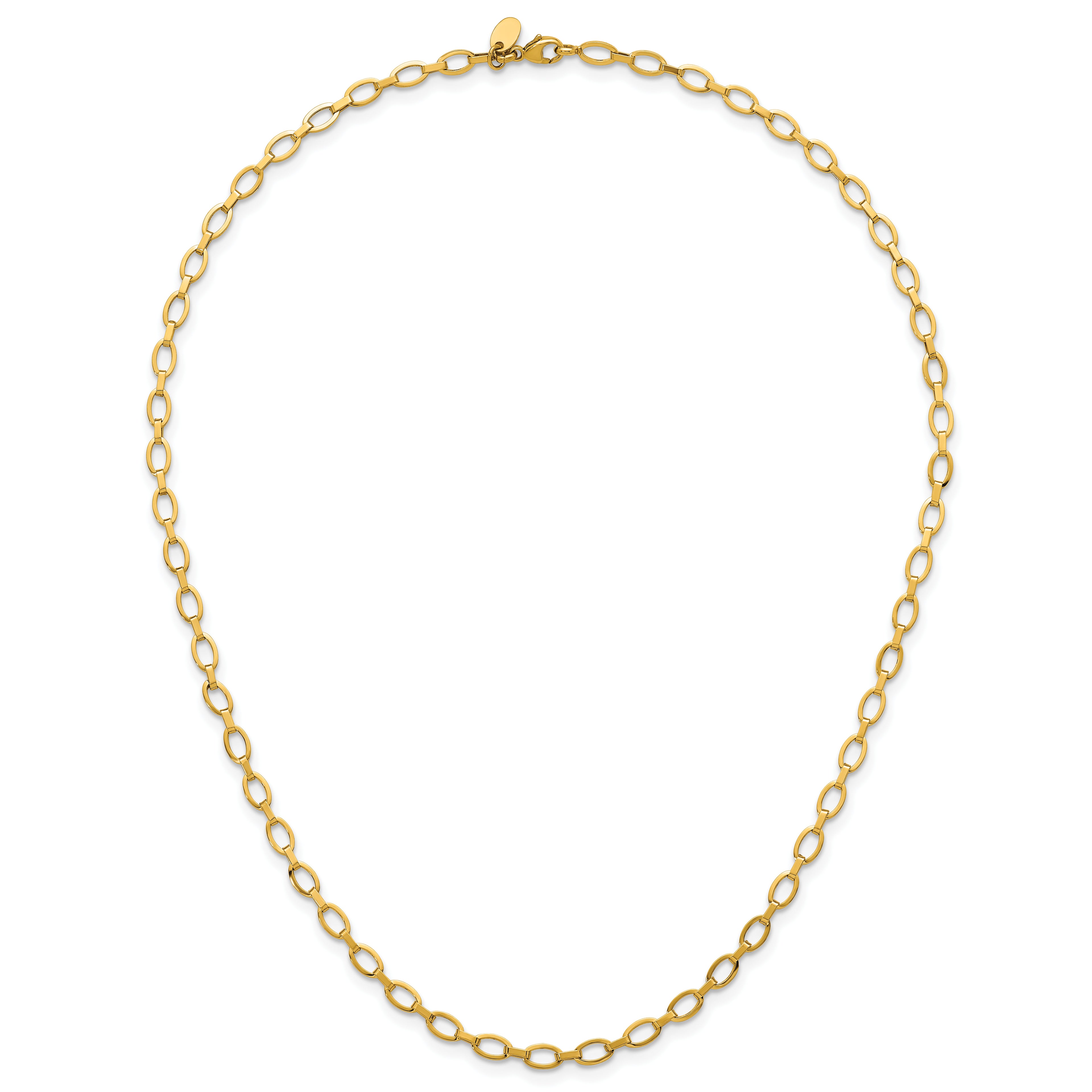 14K Yellow Gold Polished Necklace