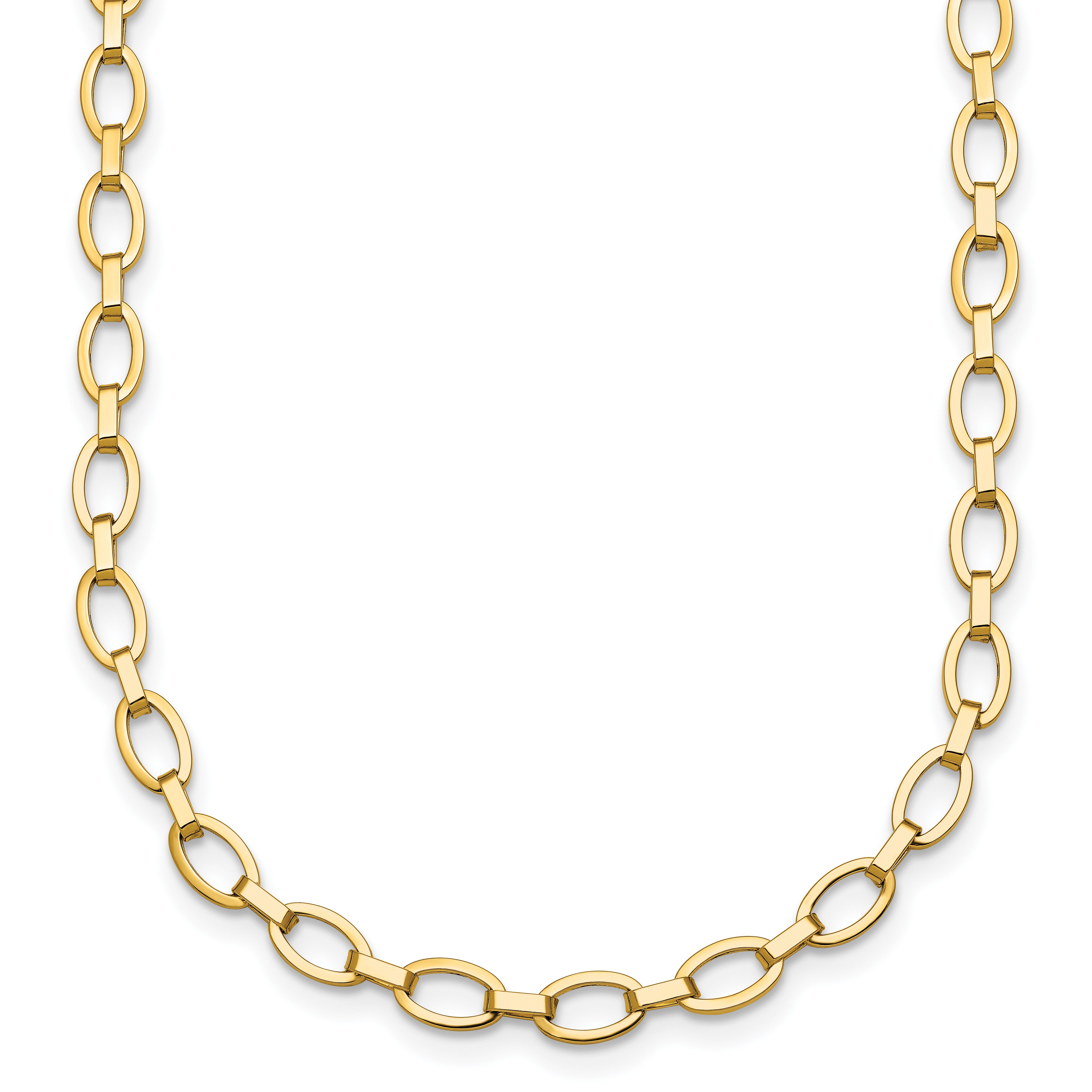 14K Yellow Gold Polished Necklace Main image