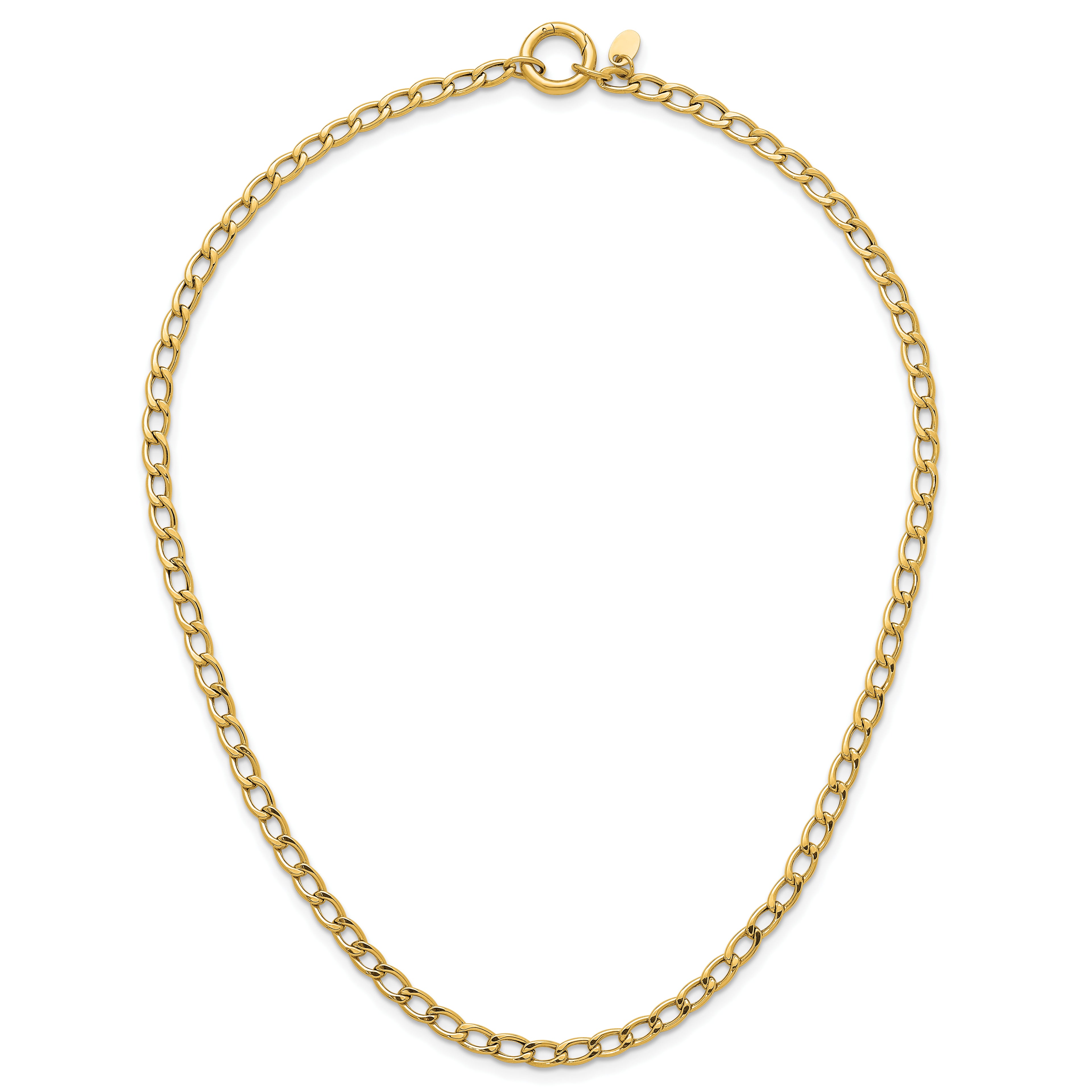 14K Yellow Gold Polished Necklace