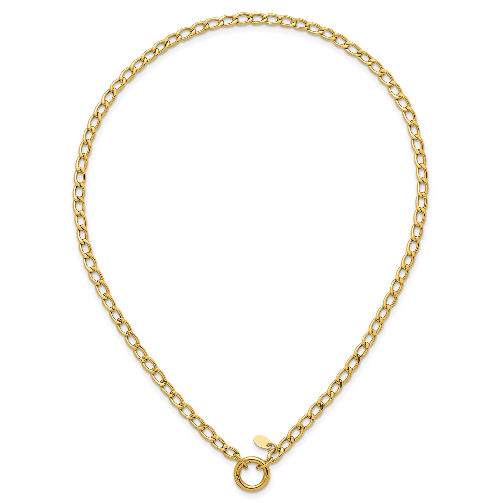 14K Yellow Gold Polished Necklace