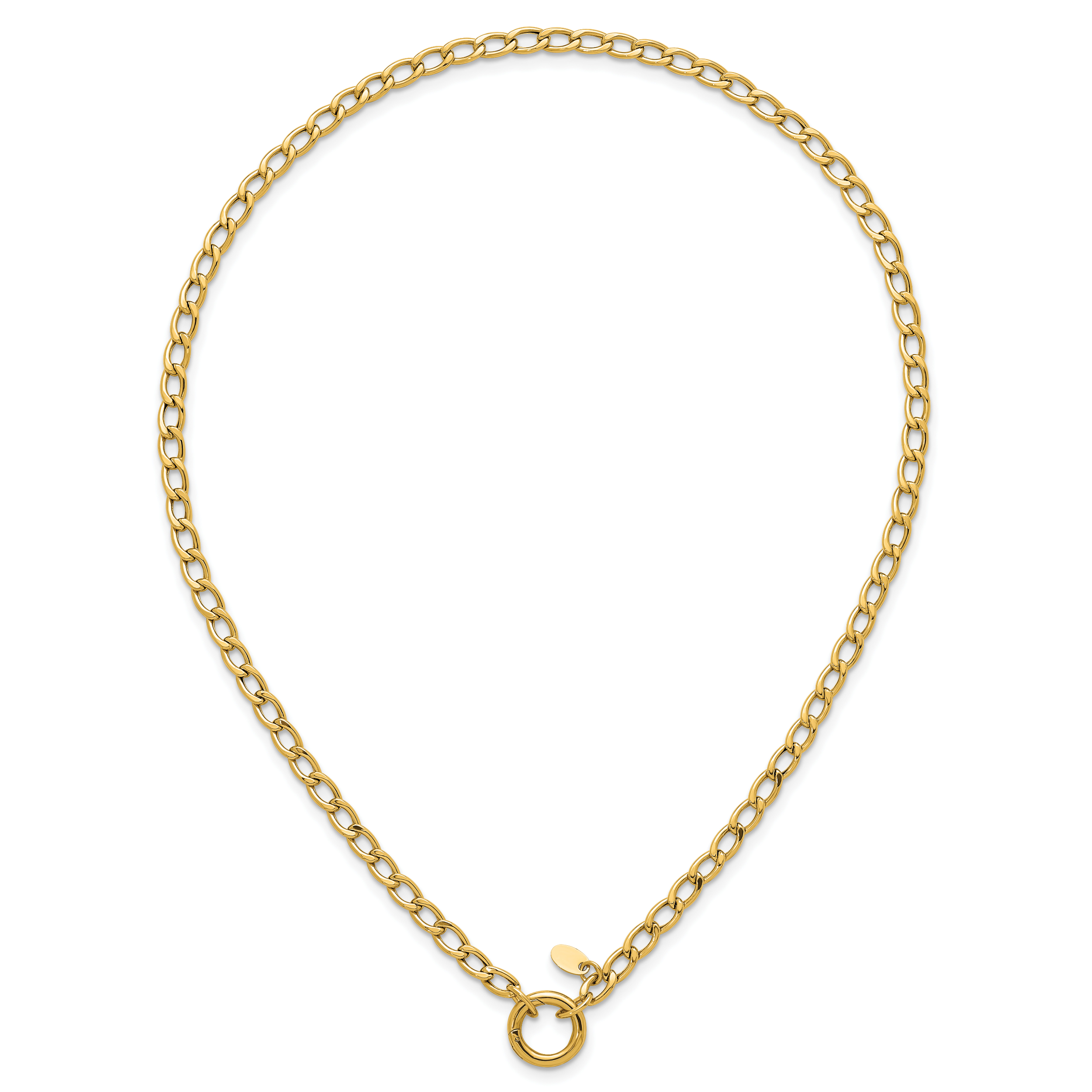 14K Yellow Gold Polished Necklace