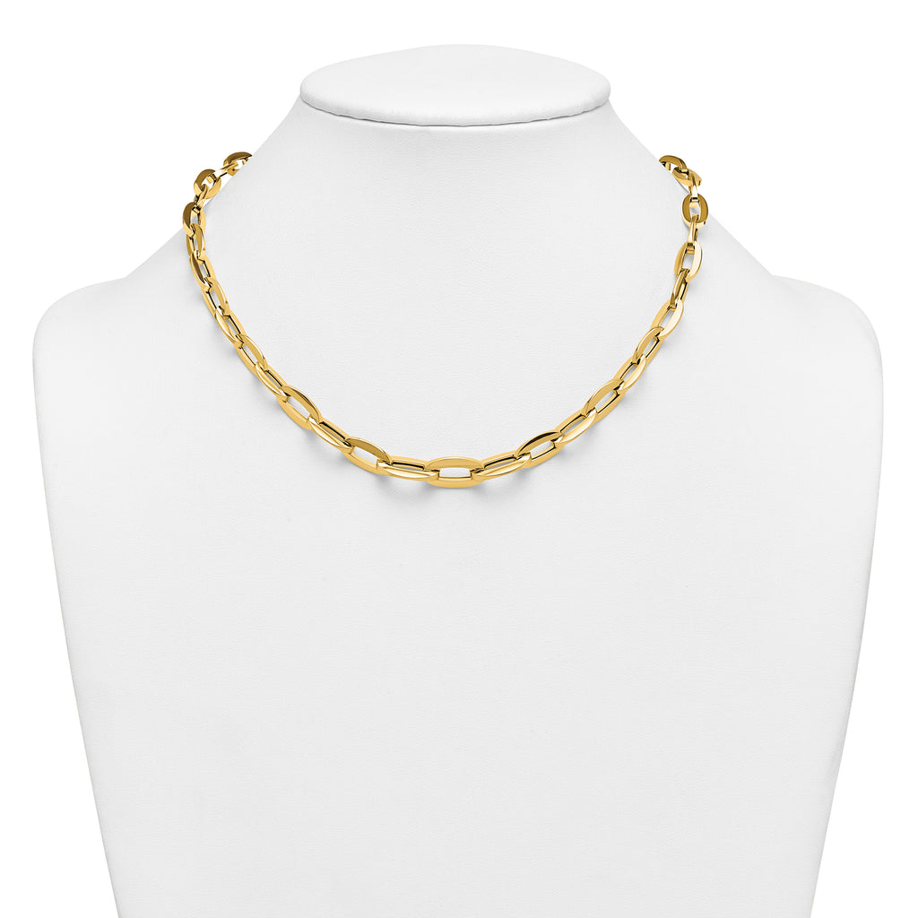14K Yellow Gold Polished Necklace